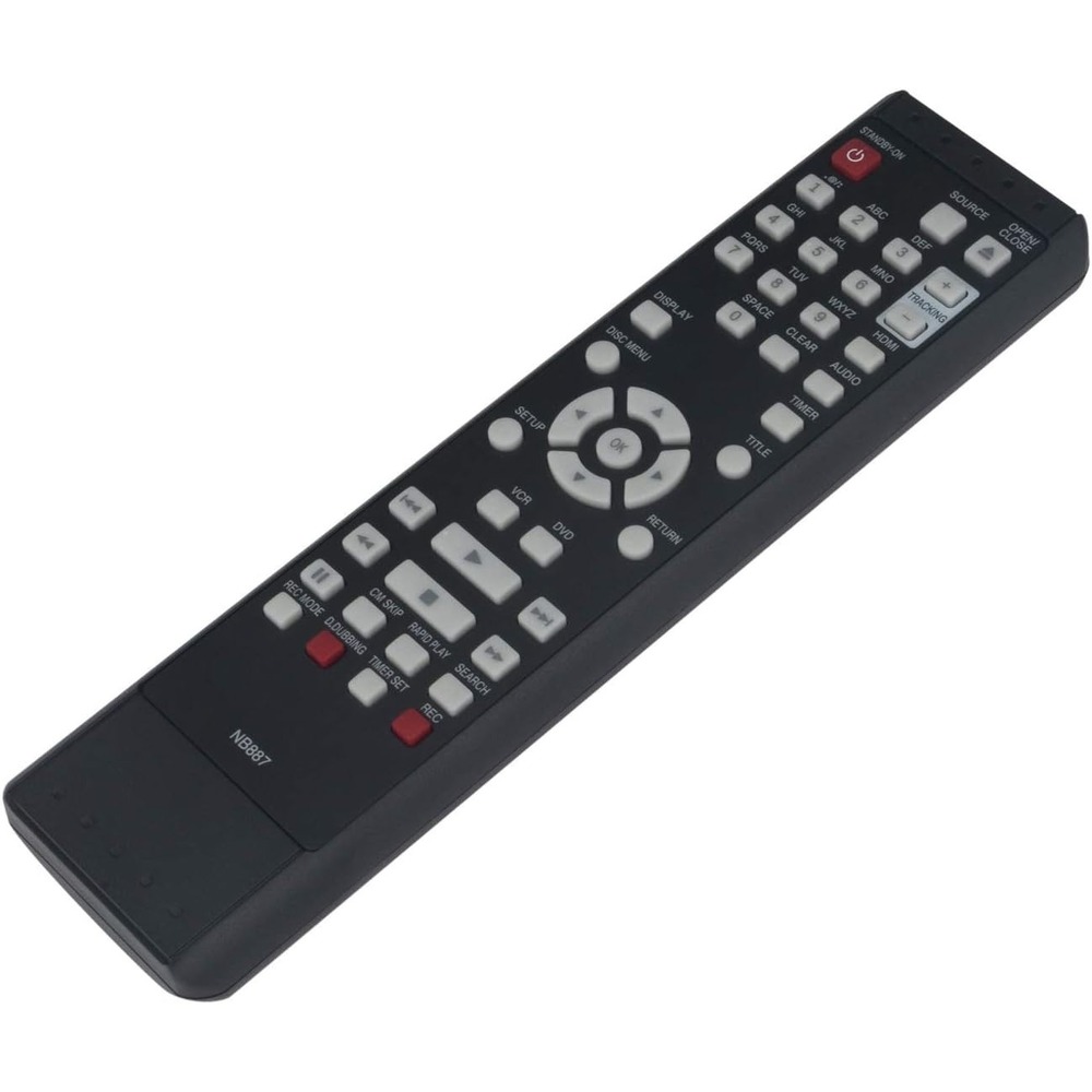 NB887UD NB887 Replacement Remote Control fit for Magnavox DVD VCR Combo Player